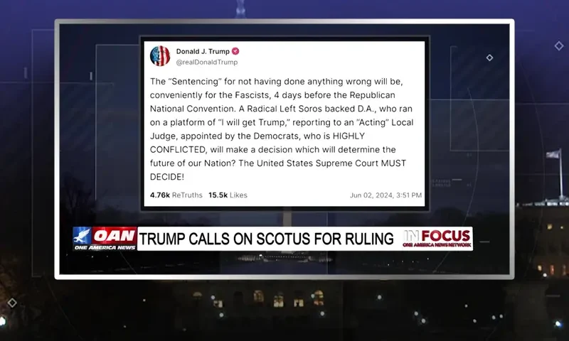 Video still from In Focus on One America News Network