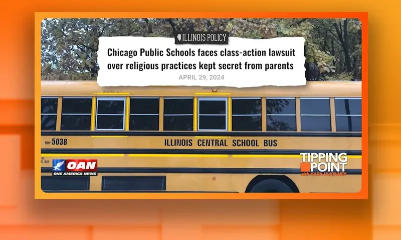 Video still from Tipping Point on One America News Network