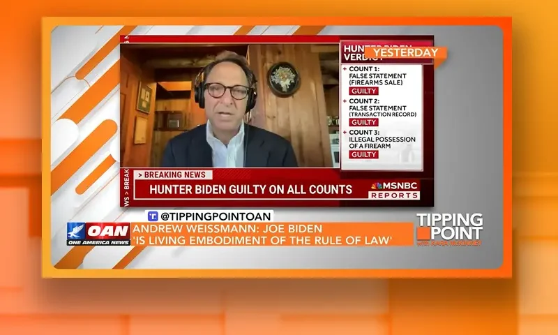 Video still from Tipping Point on One America News Network