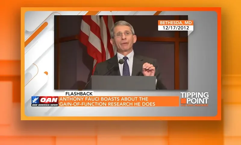 Video still from Tipping Point on One America News Network