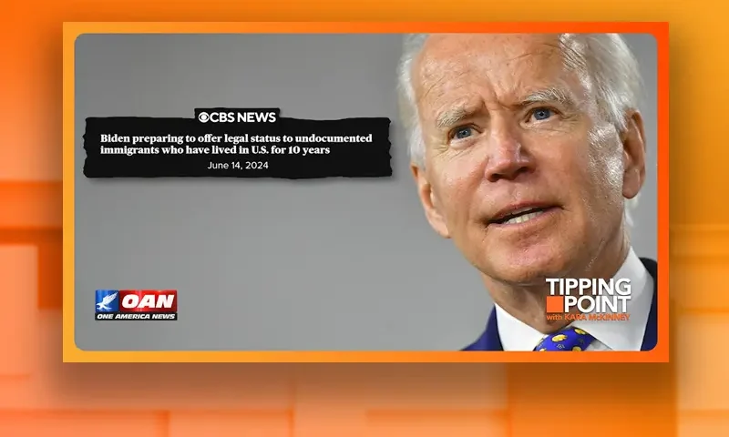 Video still from Tipping Point on One America News Network