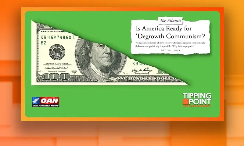 Video still from Tipping Point on One America News Network