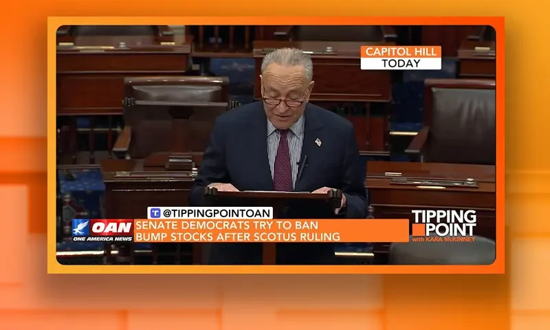 Video still from Tipping Point on One America News Network