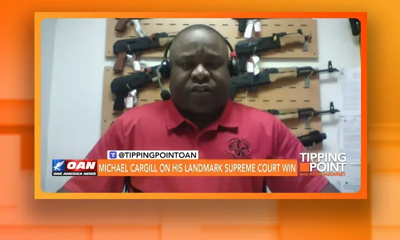 Video still from Tipping Point on One America News Network