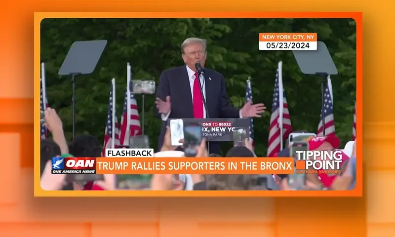 Video still from Tipping Point on One America News Network