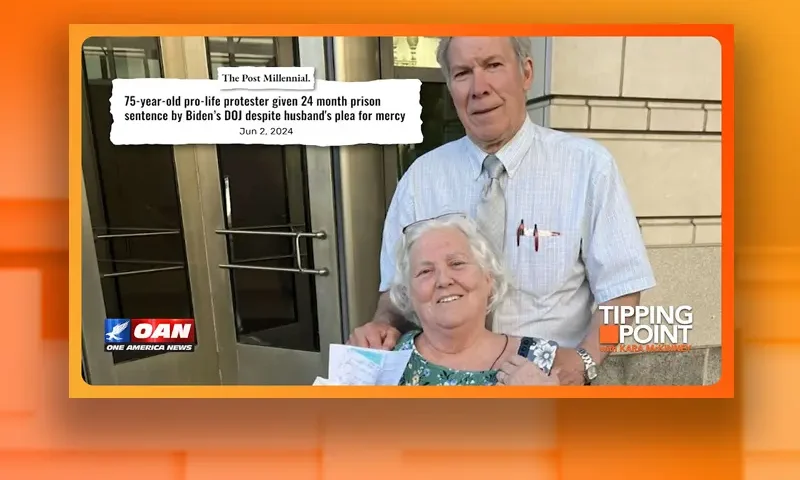 Video still from Tipping Point on One America News Network