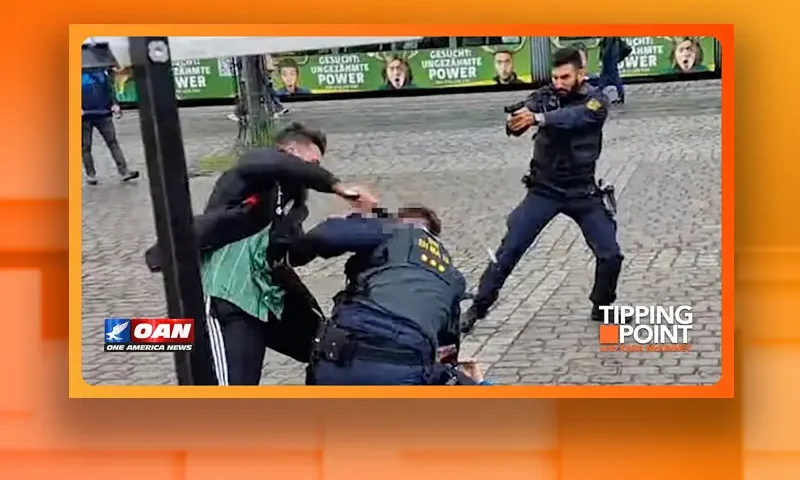 Video still from Tipping Point on One America News Network