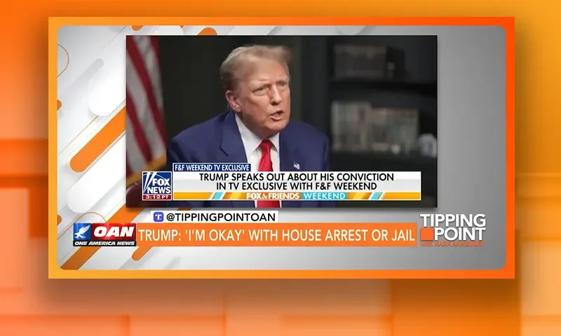 Video still from Tipping Point on One America News Network