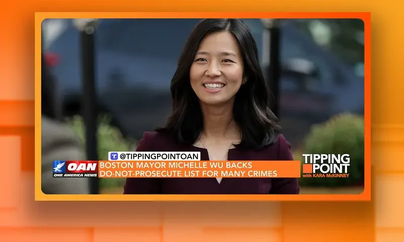 Video still from Tipping Point on One America News Network