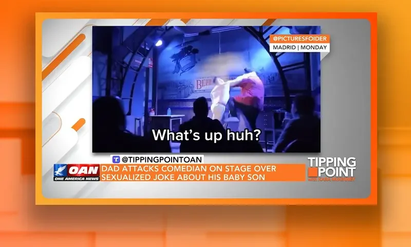 Video still from Tipping Point on One America News Network