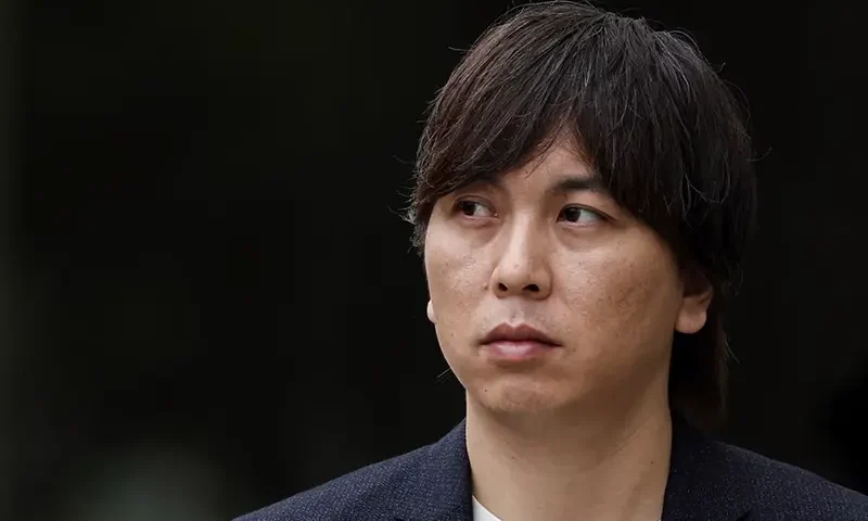 Ippei Mizuhara, the former interpreter for Japanese baseball star Shohei Ohtani, walks outside the federal court in Santa Ana, California, U.S., June 4, 2024. REUTERS/Mike Blake