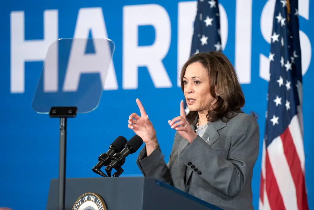 VP Harris Makes Joke After Throwing Protester Out Of Rally