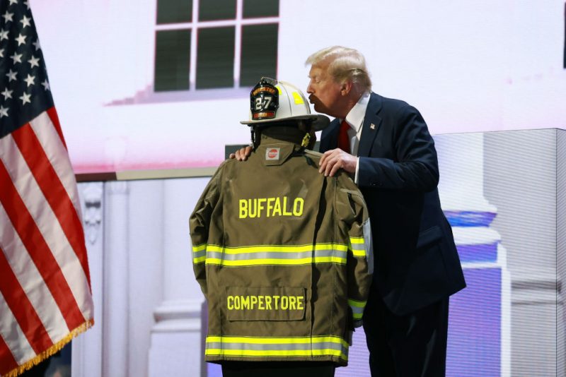 Trump Honors Pennsylvania Firefighter Who Died In Rally Shooting