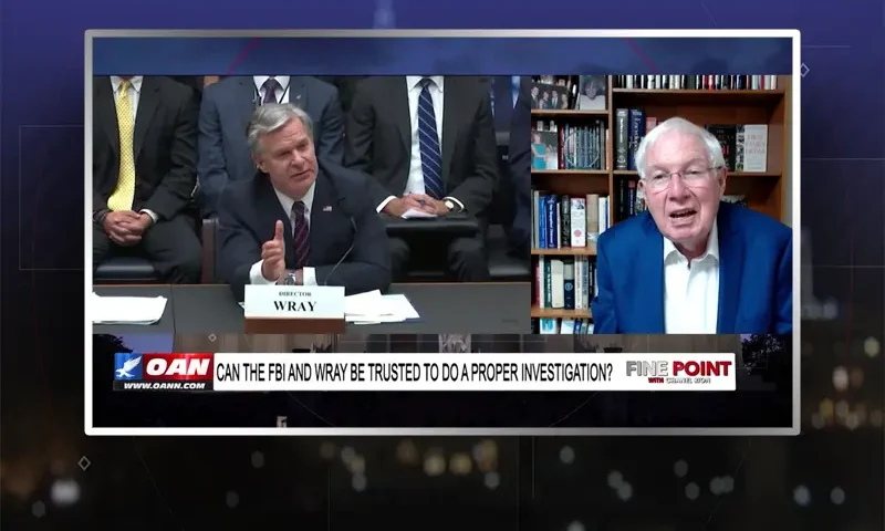 Video still from Fine Point on One America News Network
