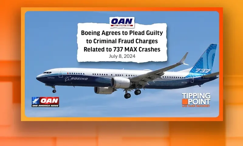 Video still from Tipping Point on One America News Network
