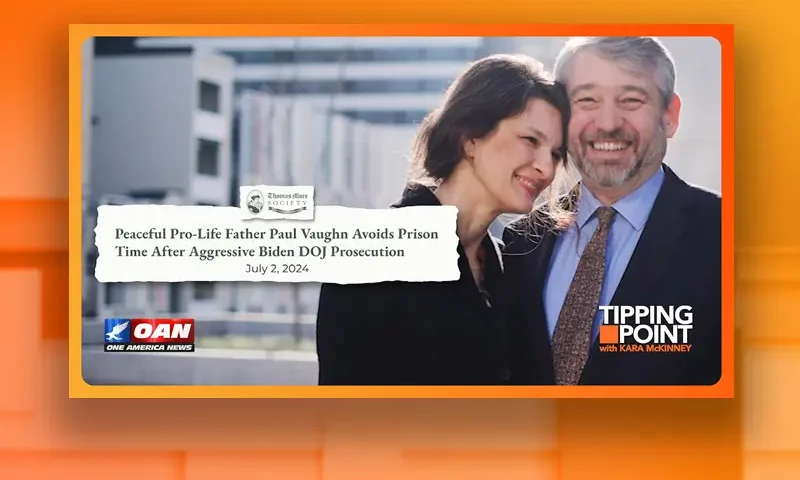Video still from Tipping Point on One America News Network