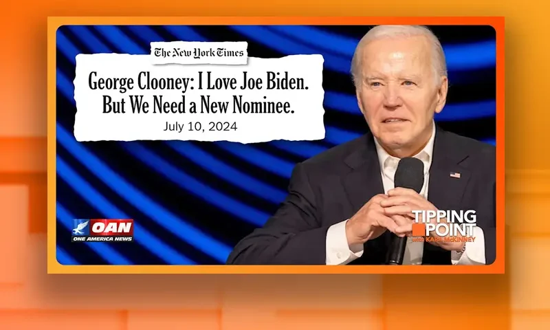 Video still from Tipping Point on One America News Network