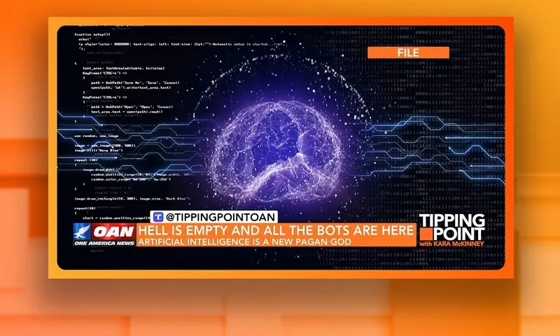 Video still from Tipping Point on One America News Network