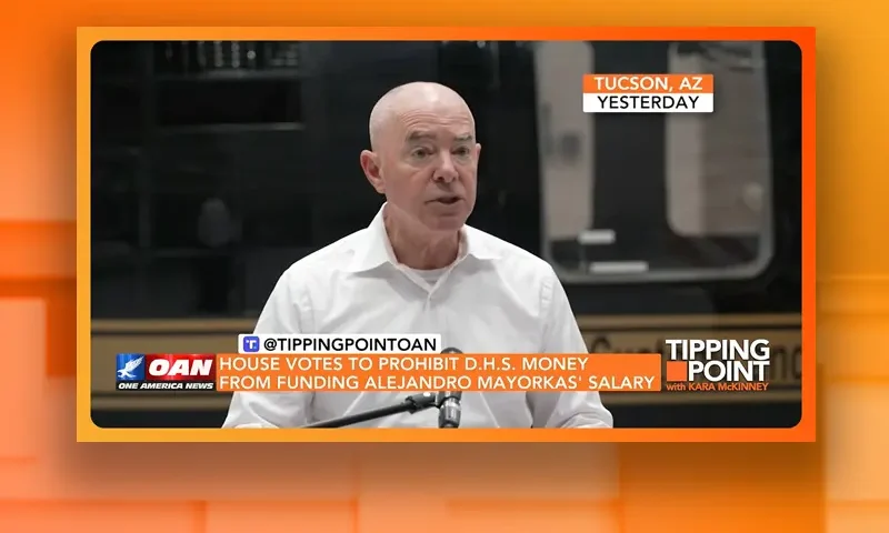 Video still from Tipping Point on One America News Network