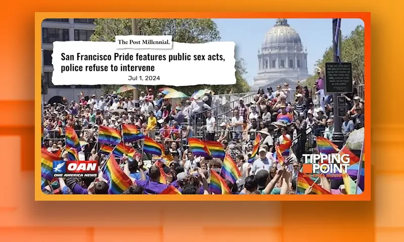 Video still from Tipping Point on One America News Network