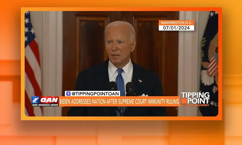 Video still from Tipping Point on One America News Network