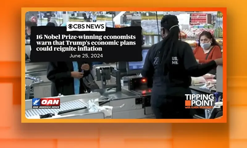 Video still from Tipping Point on One America News Network