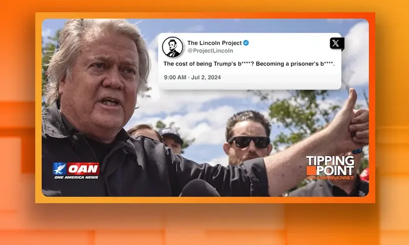 Video still from Tipping Point on One America News Network