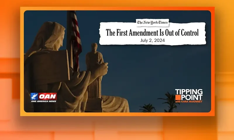 Video still from Tipping Point on One America News Network