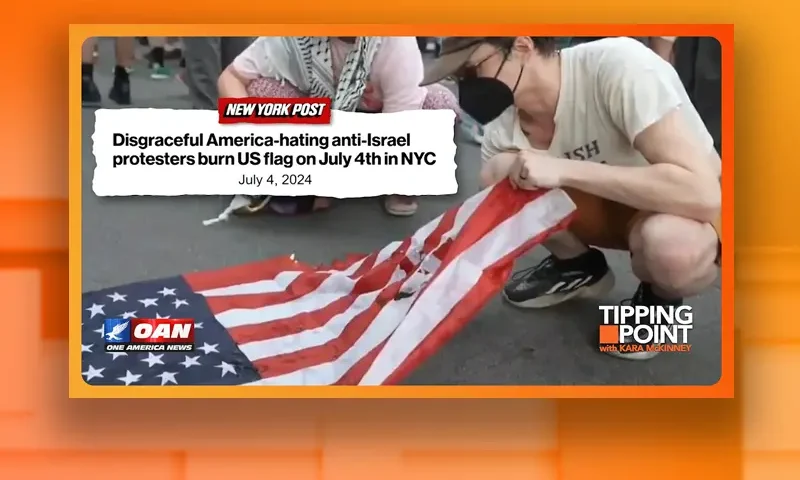 Video still from Tipping Point on One America News Network