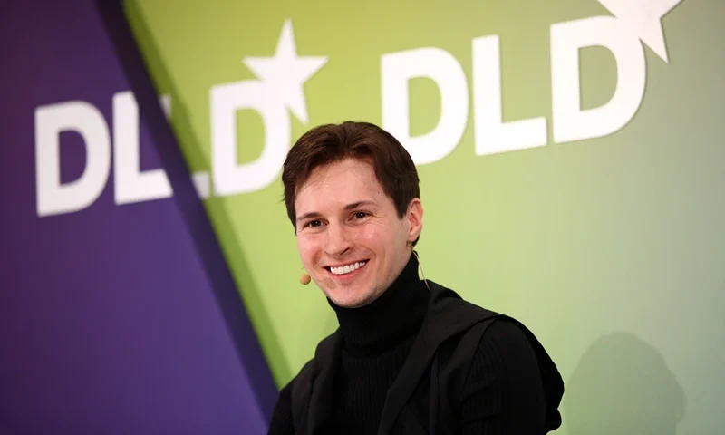 MUNICH, GERMANY - JANUARY 24: Pavel Durov of Vkontakte speaks during the Digital Life Design conference (DLD) at HVB Forum on January 24, 2012 in Munich, Germany. ence and culture which connects business, creative and social leaders, opinion-formers and investors for crossover conversation and inspiration. (Photo by Nadine Rupp/Getty Images)