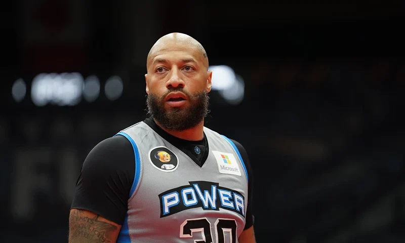 Royce White #30 of the Power reacts during a game against the Aliens during BIG3 Week Eight at Comerica Center on August 06, 2022 in Frisco, Texas. (Photo by Alex Bierens de Haan/Getty Images for BIG3)