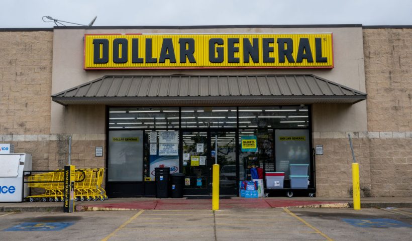 AUSTIN, TEXAS - MARCH 16: The exterior of a Dollar General convenience store is seen on March 16, 2023 in Austin, Texas. Dollar General reported mixed quarterly earnings, with its fourth quarter falling short of analysts expectations. (Photo by Brandon Bell/Getty Images)