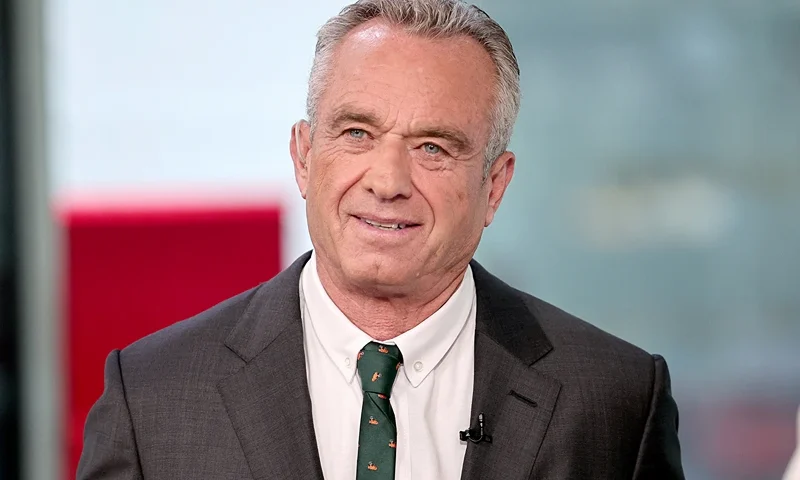 Robert F. Kennedy Jr. visits "The Faulkner Focus"at Fox News Channel Studios on June 02, 2023 in New York City. (Photo by Jamie McCarthy/Getty Images)