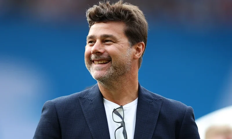 Mauricio Pochettino, Manager of World XI looks on during Soccer Aid for Unicef 2023 at Old Trafford on June 11, 2023 in Manchester, England. (Photo by Matt McNulty/Getty Images)