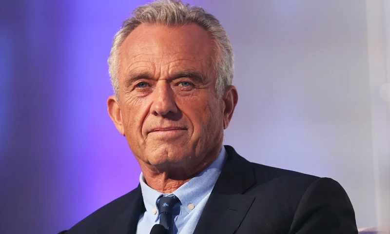 Democratic Presidential Candidate Robert F. Kennedy Jr. listens as he is introduced by Rabbi Shmuley Boteach during the World Values Network's Presidential candidate series at the Glasshouse on July 25, 2023 in New York City. Kennedy Jr., who is running a longshot primary campaign against President Joe Biden, joined Rabbi Shmuley Boteach to discuss fighting antisemitism and the championing of Israel. Kennedy has faced backlash for his stances on vaccines, most recently for comments he made suggesting that the coronavirus (COVID-19) disease could have been “targeted to attack Caucasians and Black people,” while sparing Jewish and Chinese people. He has denied allegations of racism and antisemitism. (Photo by Michael M. Santiago/Getty Images)