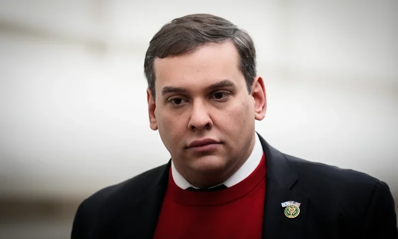 Rep. George Santos (R-NY) walks back to his office after debate on the House floor on a resolution to expel him from Congress, at the U.S. Capitol November 1, 2023 in Washington, DC. On Wednesday evening, Congress is scheduled vote on an expulsion resolution against Rep. Santos and censure resolutions against Rep. Rashida Tlaib (D-MI) and Rep. Marjorie Taylor Greene (R-GA). (Photo by Drew Angerer/Getty Images)