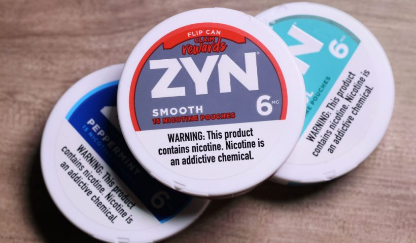 NEW YORK, NEW YORK - JANUARY 29: In this photo illustration, ZYN nicotine cases are seen on a table on January 29, 2024 in New York City. Sen. Chuck Schumer (D-NY) is calling for federal action on ZYN, a popular nicotine pouch in the United States. The senator is asking the FTC and FDA to investigate the companies marketing and the health effects of the nicotine pouch. (Photo Illustration by Michael M. Santiago/Getty Images)