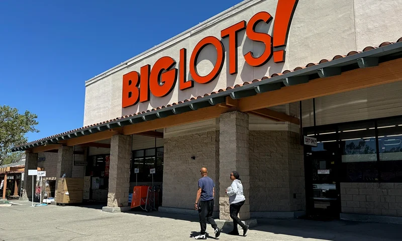 A sign is posted in front of a Big Lots store on June 07, 2024 in Hercules, California. Discount retailer reported first quarter earnings that fell short of analyst expectations with net sales of $1.009 billion compared to $1.124 billion one year ago. (Photo by Justin Sullivan/Getty Images)