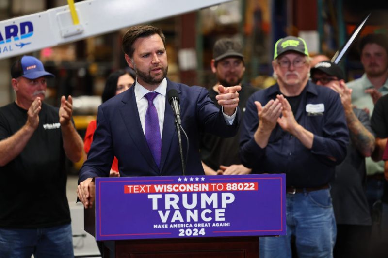 Vance Approaches Air Force Two On Tarmac, Speaks To Reporters Ignored By Harris