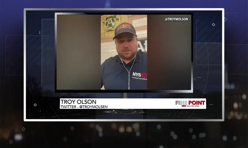 Video still from Fine Point on One America News Network