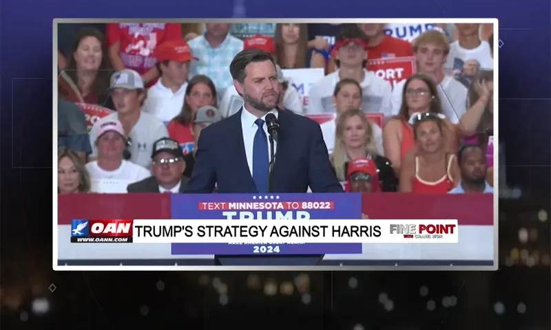 Video still from Fine Point on One America News Network