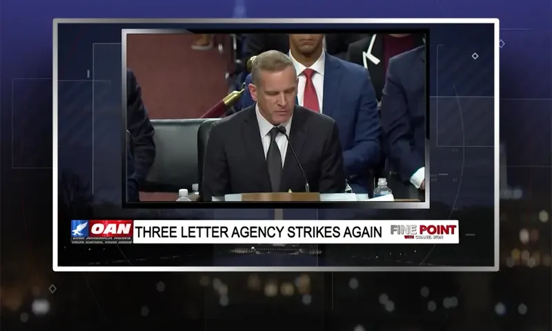 Video still from Fine Point on One America News Network