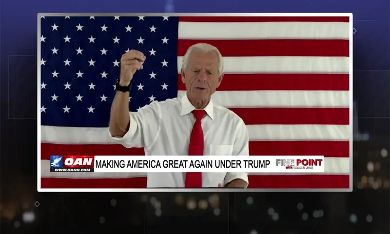 Video still from Fine Point on One America News Network