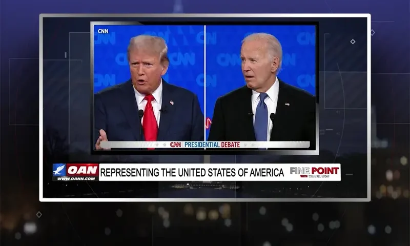Video still from Fine Point on One America News Network
