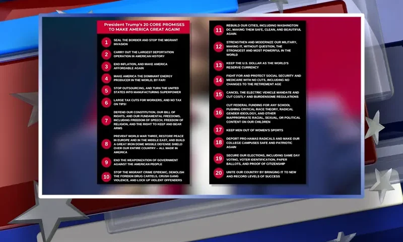 Video still from Real America on One America News Network