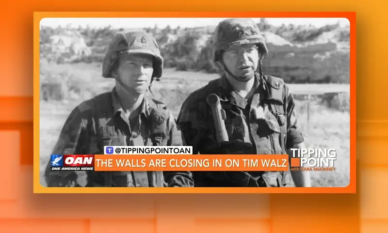 Video still from Tipping Point on One America News Network