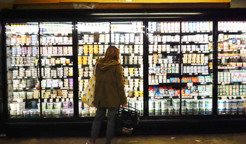 NEW YORK, NEW YORK - MARCH 10: A person shops for groceries at Lincoln Market on March 10, 2022 in the Prospect Lefferts Garden neighborhood of Brooklyn borough in New York City.The Labor Department reported that consumer inflation rose 7.9% over the past year, the largest rise since 1982, raising the prices of gas and consumer goods. Grocery costs rose to 8.6%, the biggest year-over-year increase since 1981, and gas prices increased 38% all within a 12 month period ending in February. (Photo by Michael M. Santiago/Getty Images)