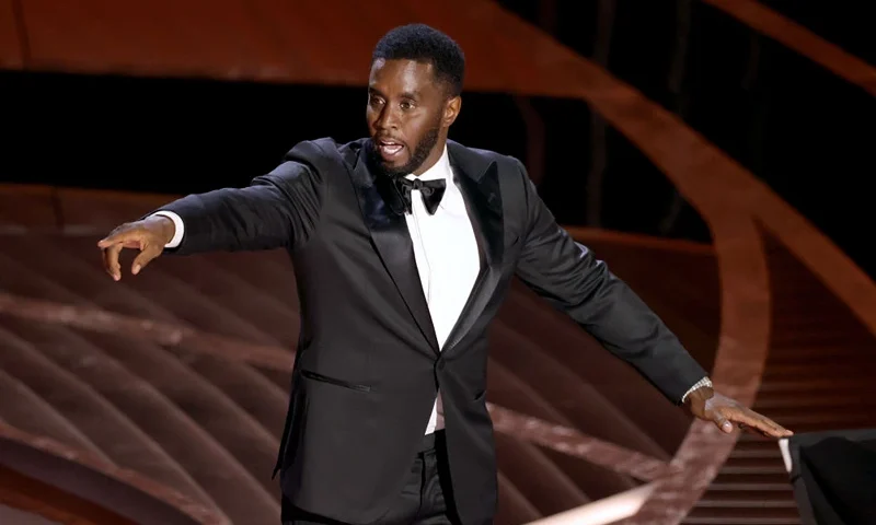 HOLLYWOOD, CALIFORNIA - MARCH 27: Sean 'Diddy' Combs speaks onstage during the 94th Annual Academy Awards at Dolby Theatre on March 27, 2022 in Hollywood, California. (Photo by Neilson Barnard/Getty Images)