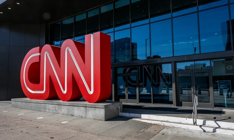 ATLANTA, GEORGIA - NOVEMBER 17: An exterior view of the world headquarters for the Cable News Network (CNN) on November 17, 2022 in Atlanta, Georgia. CNN's CEO and Chairman, Chris Licht, has confirmed that the company will begin layoffs in early December. (Photo by Brandon Bell/Getty Images)