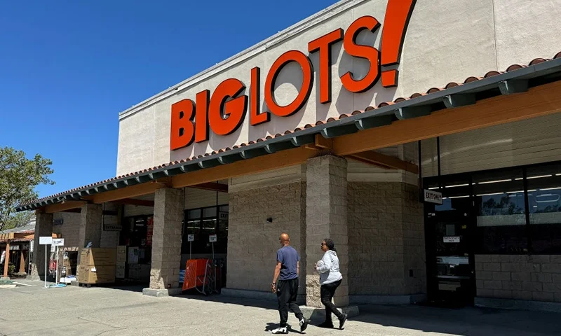HERCULES, CALIFORNIA - JUNE 07: A sign is posted in front of a Big Lots store on June 07, 2024 in Hercules, California. Discount retailer reported first quarter earnings that fell short of analyst expectations with net sales of $1.009 billion compared to $1.124 billion one year ago. (Photo by Justin Sullivan/Getty Images)
